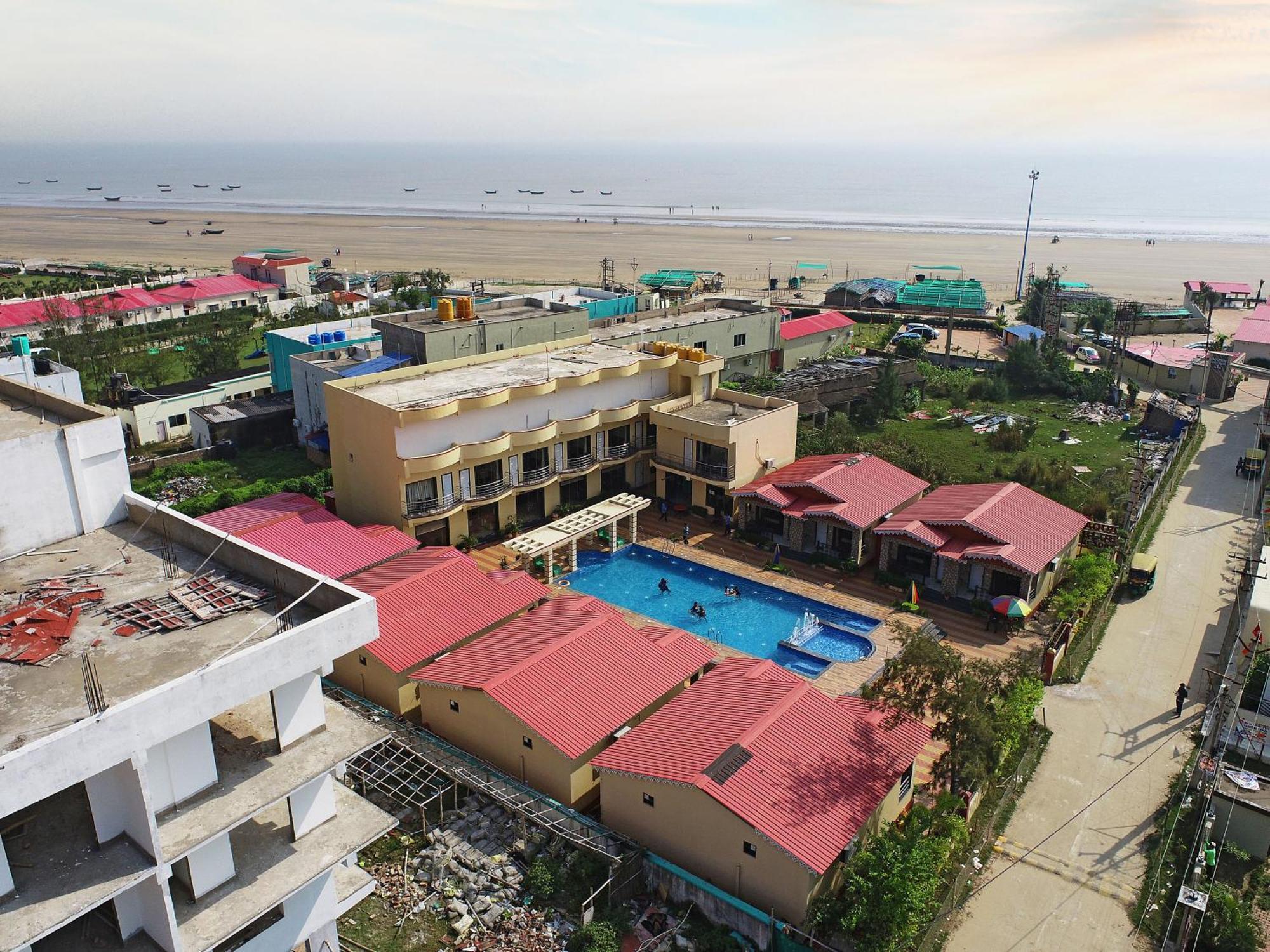 Aqua Blue Resort Private Limited Mandarmani Ngoại thất bức ảnh